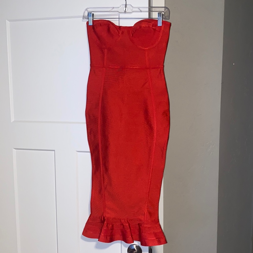 NWOT Red Mermaid Dress-never worn. Bought it on Poshmark but wore something else